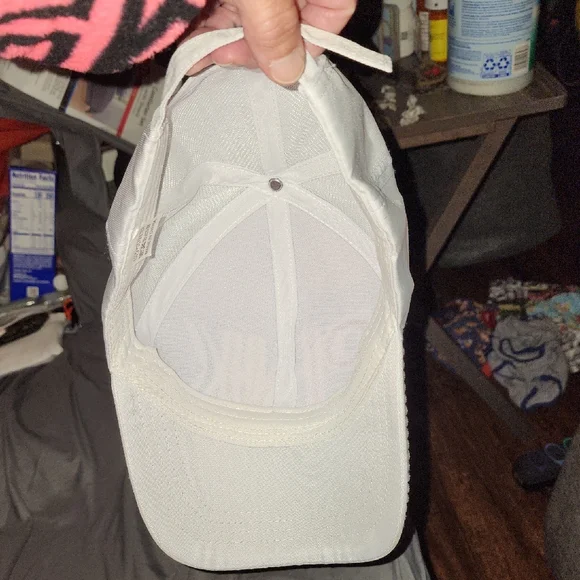 PINK Victoria's Secret White Cap with Colorful Embellishments - Picture 5 of 7